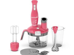 Blender 4 in 1 Hausberg HB-7710RZ, capacitate bol 1.5 l, 1500 W, functie turbo, Roz